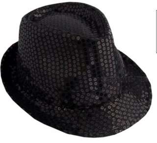 Fedora Trilby Polyester Hat for Mens Womens Black White  