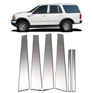  97 02 FORD EXPEDITION PILLAR COVER TRIM STAINLESS 