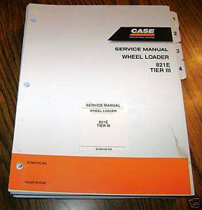 Case 821E Tier III Wheel Loader Service Repair Manual  