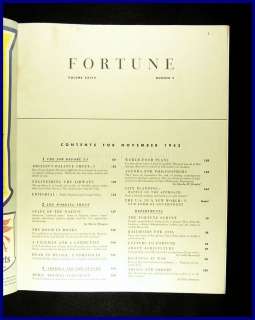 Fortune Magazine November 1943 Yaleman Communist Russia  