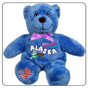  Alaska Symbolz Plush Blue Bear Stuffed Animal: Toys 