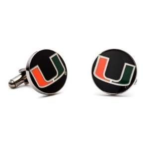    Personalized University Of Miami (florida) Cuff Links Gift Jewelry