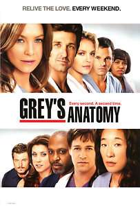 Greys Anatomy TV Show Orig 2Sided Movie Poster 27 x40  