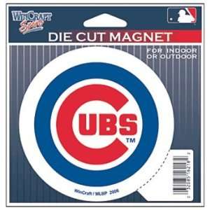  Chicago Cubs Mlb 4 Die Cut Magnet Wincraft: Sports 
