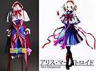 243 Touhou Project Alice Margatroid Cosplay Custume dress