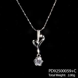 italy necklaces in 925 sterling silver with lovley heart pendants 