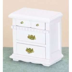  Dollhouse Miniature White Nightstand: Everything Else