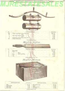 1884 Antique Scythe naths Stones Rifles Catalog Ad  