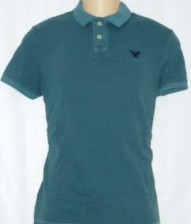   Teal Pique Cotton Athletic Fit Mens Polo Shirt New NWT  