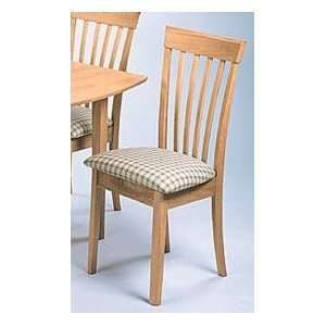   : Homelegance Lisa Light Oak Side Chair (Set of 2): Furniture & Decor