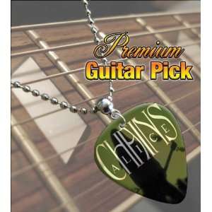  Alice In Chains (Green) Premium Guitar Pick Necklace 