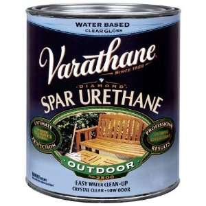   Pint Classic Clear Water Based Outdoor Spar Urethane, Gloss Finish