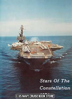 USS CONSTELLATION CVA 64 WESTPAC CRUISE BOOK 1974  