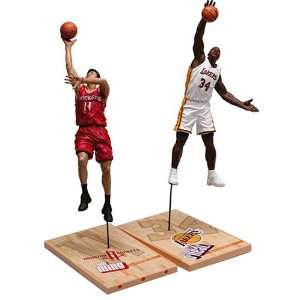   NBA 2 Pack Action Figures Shaquille ONeal vs. Yao Ming Toys & Games