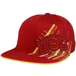   of the World USC Trojans Cardinal Prism 1 Fit Hat: Sports & Outdoors