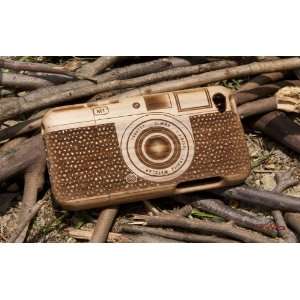  [MADE FROM RAW WOOD] Walnut Case for iPod Touch 4 (M1 Camera 