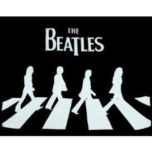 The Beatles Abbey Road Silhouette Fleece Blanket  