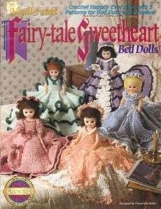 Fairy tale Sweetheart Bed Dolls Crochet Book~  