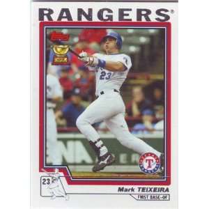    2004 Topps Baseball Texas Rangers Team Set: Sports & Outdoors