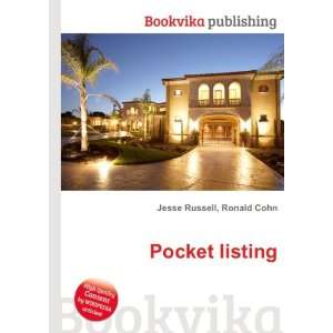  Pocket listing Ronald Cohn Jesse Russell Books