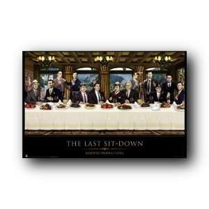 THE LAST SIT DOWN GANGSTER MOB MAFIA SUPPER POSTER 1518  