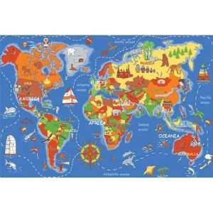  Where In The World Kids Play Rug by Learning Carpets: Home 