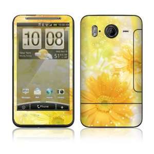  HTC Desire HD Skin Decal Sticker   Yellow Flowers 