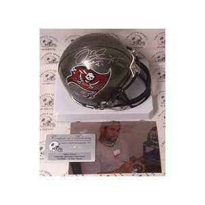 Mike Alstott Autographed Tampa Bay Buccaneers Mini Football Helmet 