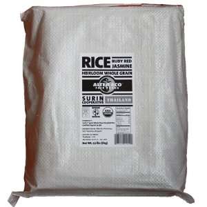 Alter Eco Fair Trade Ruby Red Jasmine Rice, Scented Thai Grains, 11 