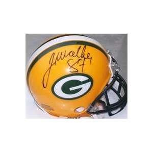  Javon Walker autographed Football Mini Helmet (Green Bay 
