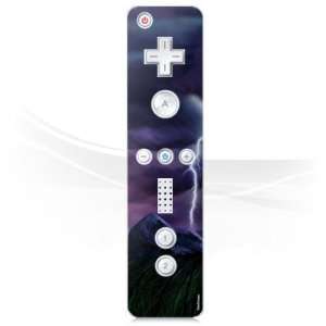 Design Skins for Nintendo Wii Controller   Purple Lightning Design 