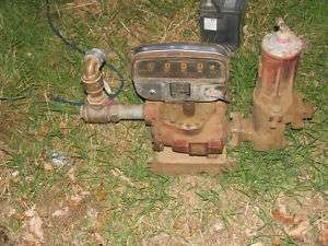 Vintage Brodie Co Gas Pump Meter,  