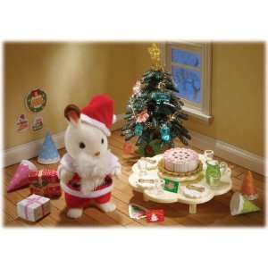  Sylvanian Families Christmas Party Set: Toys & Games