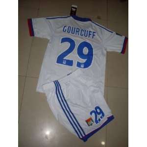  2011/2012 embroidery logo lyons #29 gourcuff home soccer 