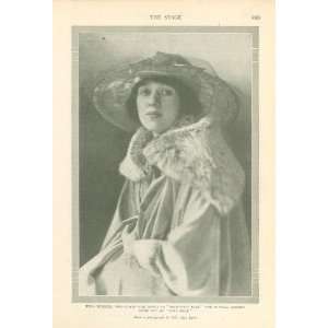  1918 Print Actress Edna Hibberd 