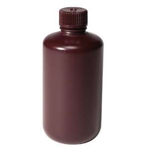 Thermo Scientific Nalgene Narrow Mouth Amber Economy Bottle, HDPE, 30 