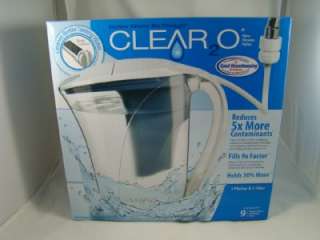 CLEAR2O Water Filter Pitcher As Seen On Dr Oz Tv Show 027043116239 