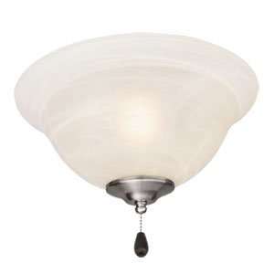 Design House 154203 Satin Nickel Ceiling Fan Light Bowl Light Kit with 