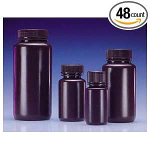Wheaton Leak Resistant Wide Mouth HDPE Bottles; Capacity 500mL; Color 