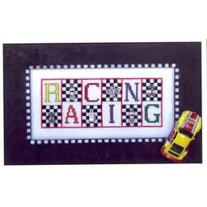  Racing Mini Block chart with charms (cross stitch) Arts 