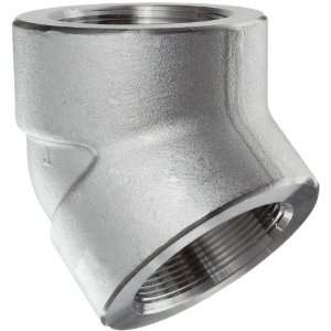 316/316L Forged Stainless Steel Pipe Fitting, 45 Degree Elbow, Class 
