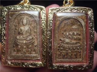 OLD SET PRA SOMDEJ GARUDA WAT PHRA KAEW Thai Buddha Amulet Pendan 