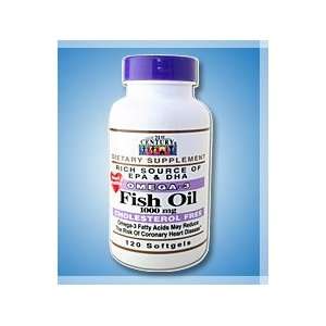  Fish Oil 1000mg Omega 3   120 Softgels Health & Personal 