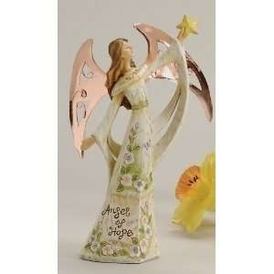  Pack of 4 Angel of Hope Bleached Driftwood Collectible 