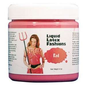  Ammonia Free Liquid Latex Body Paint   4oz Red Beauty