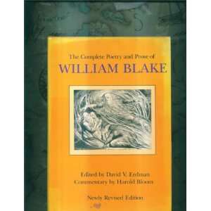   NEWLY REVISED EDITION WILLIAM, DAVID V. ERDMAN, EDITOR BLAKE Books