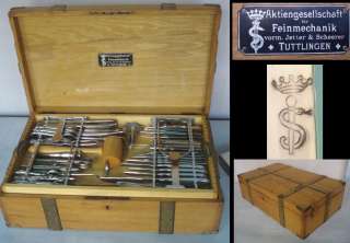 19C. GERMAN MEDICAL SURGICAL INSTRUMENTS SET   AESCULAP  