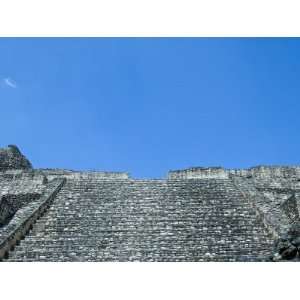  Stairway at the Mayan Ruins at Caracol, Belize 