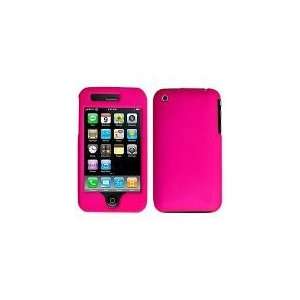  Amzer Rubberized Hot Pink Snap On Crystal Hard Case: Cell 