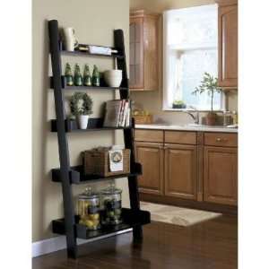    Riverside Color Mated Leaning Bookcase   Black